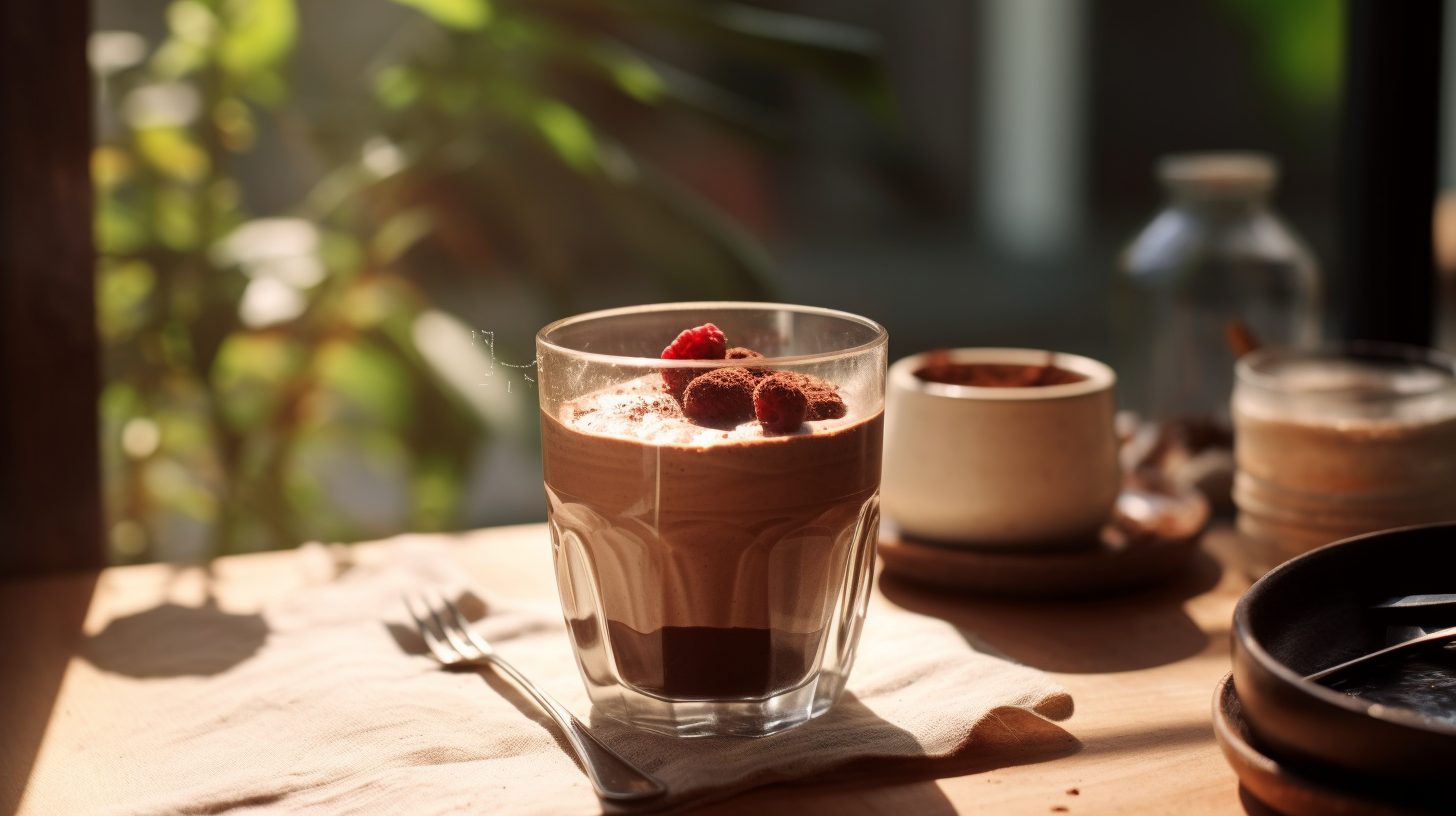 Leichter Keto-Pudding - fettarm und low carb