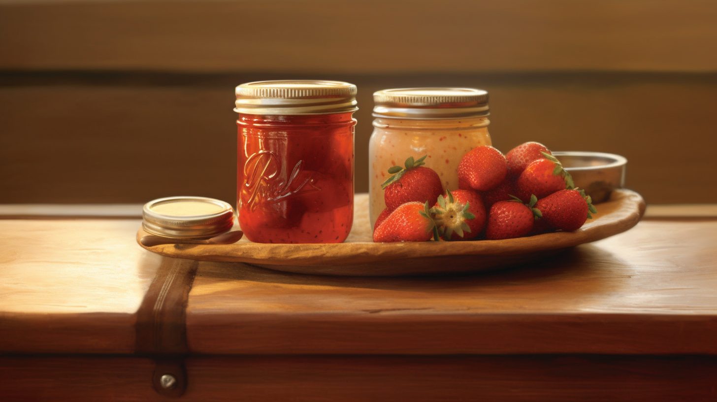 Marmelade mit Erythrit