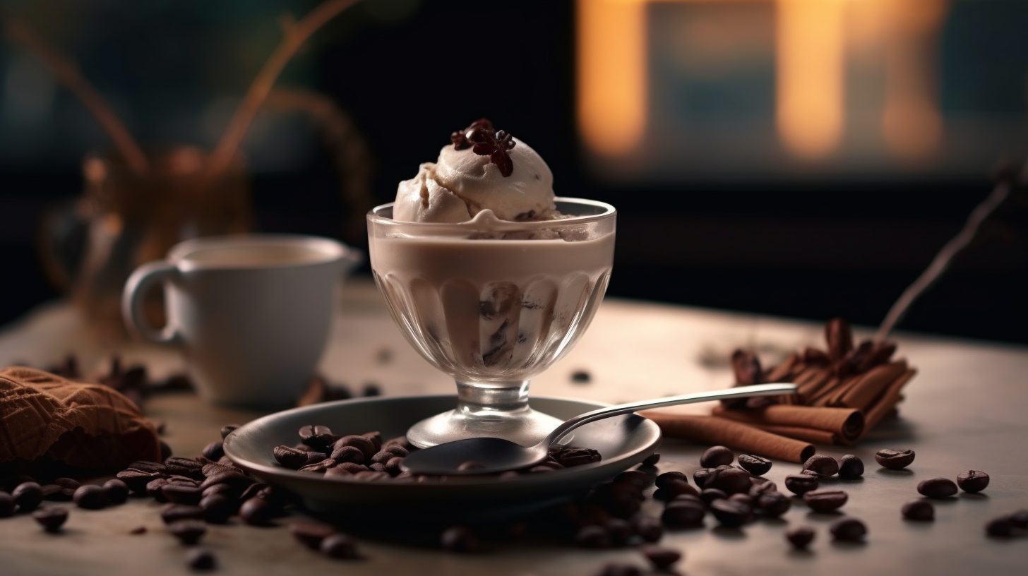 Low Carb Keto Kaffee Eis