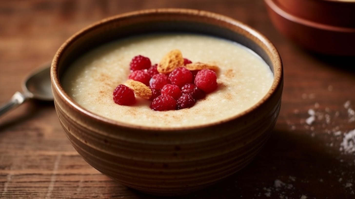 Proteinreicher Grießbrei