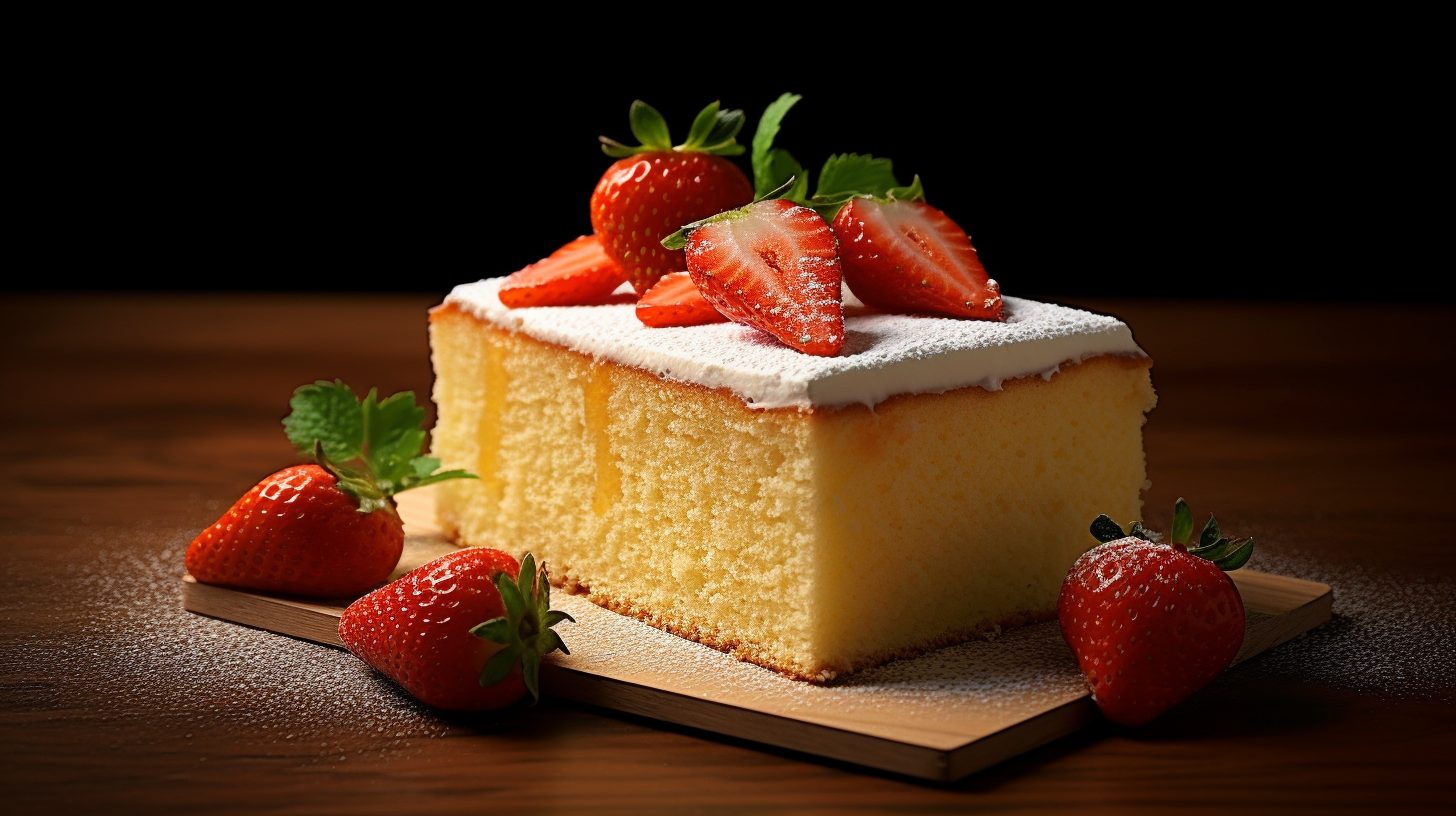 Schwammkuchen: ein kalorienarmer Traum