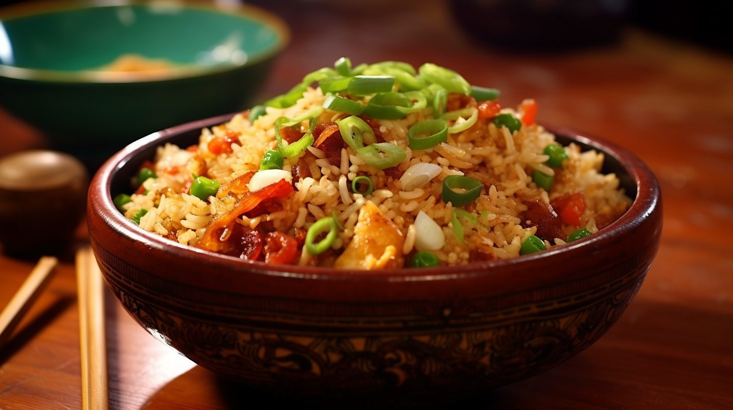 Gebratener Eierreis (vegan)