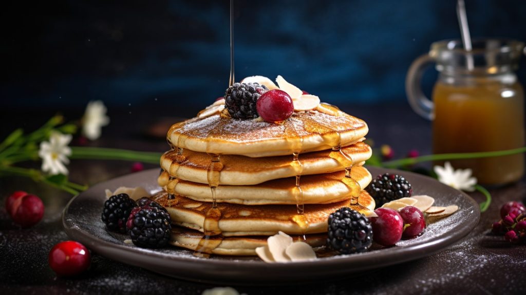 Mandelmehl Pancakes