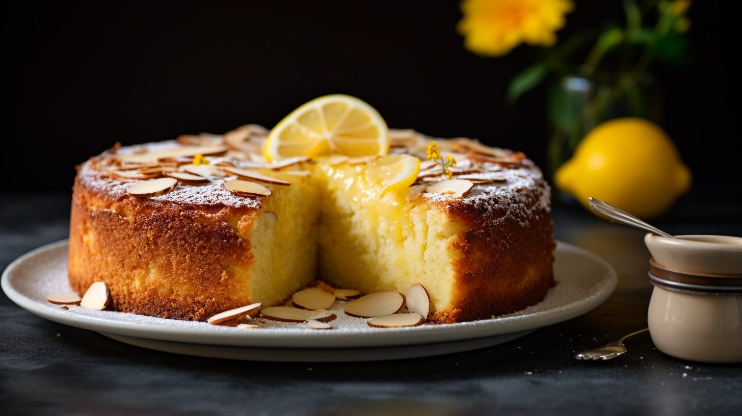 Mandelmehl Zitronenkuchen