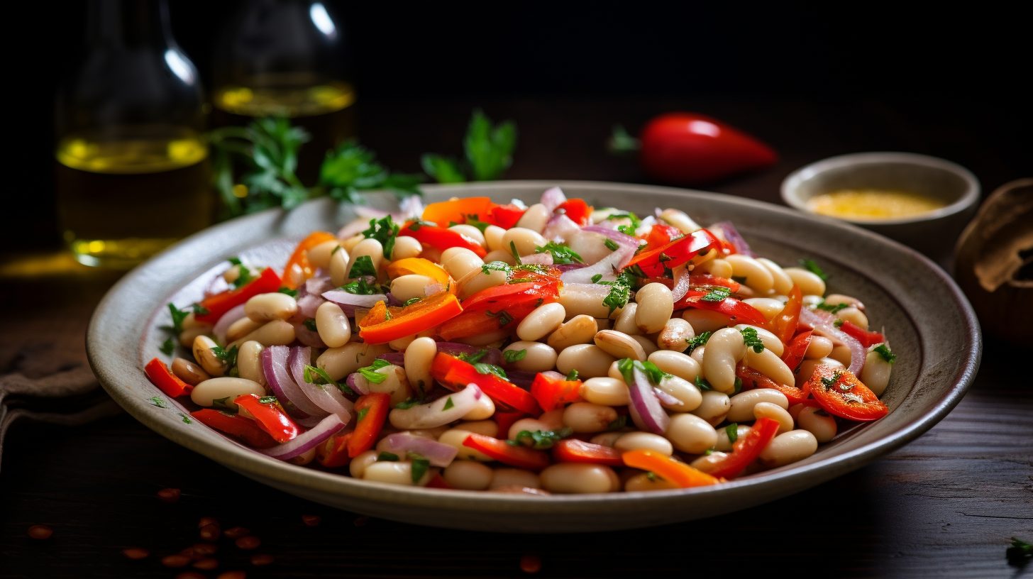Weiße Bohnen Salat - Schnell, lecker und gesund