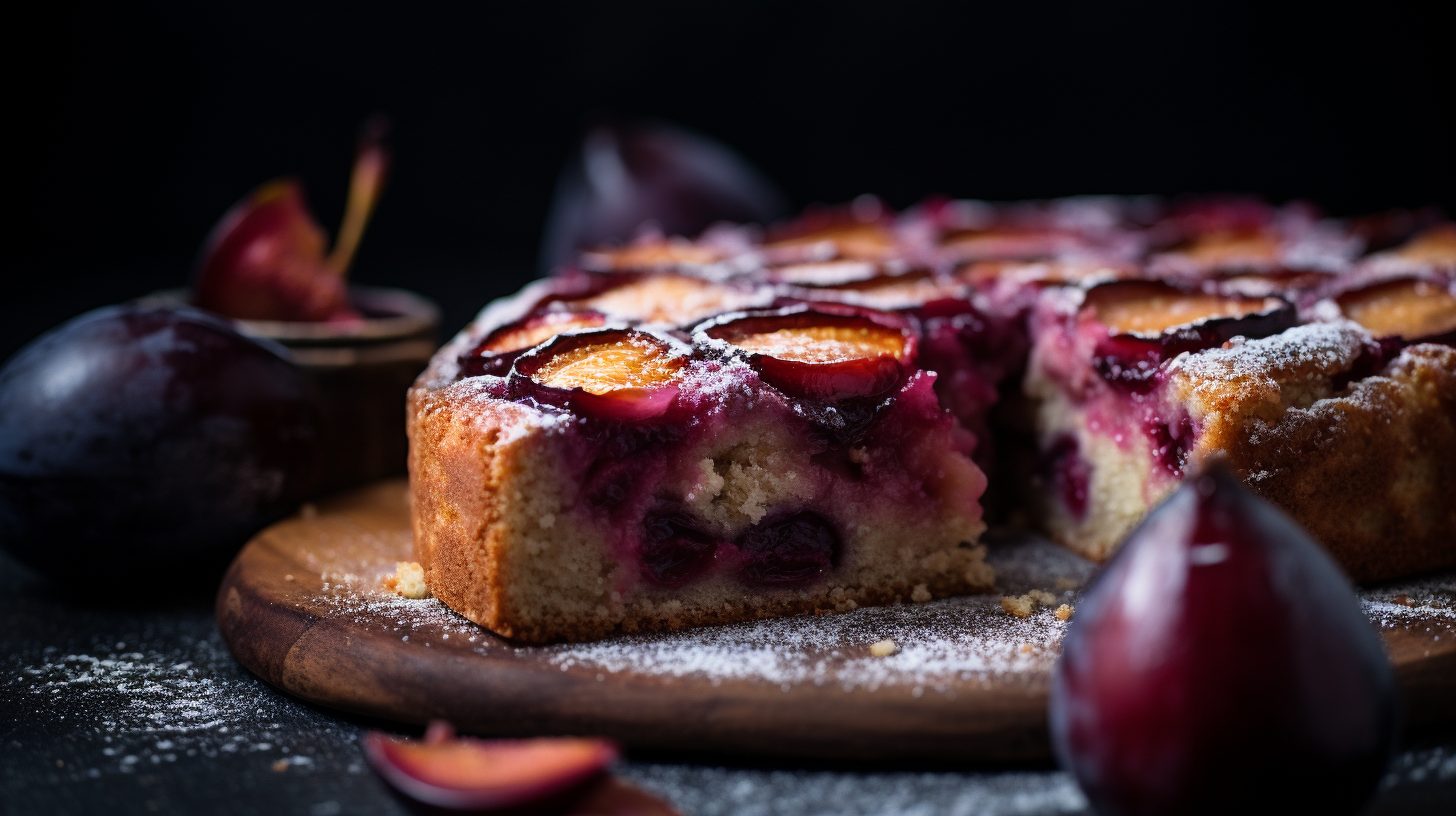 Zuckerfreier Zwetschgenkuchen