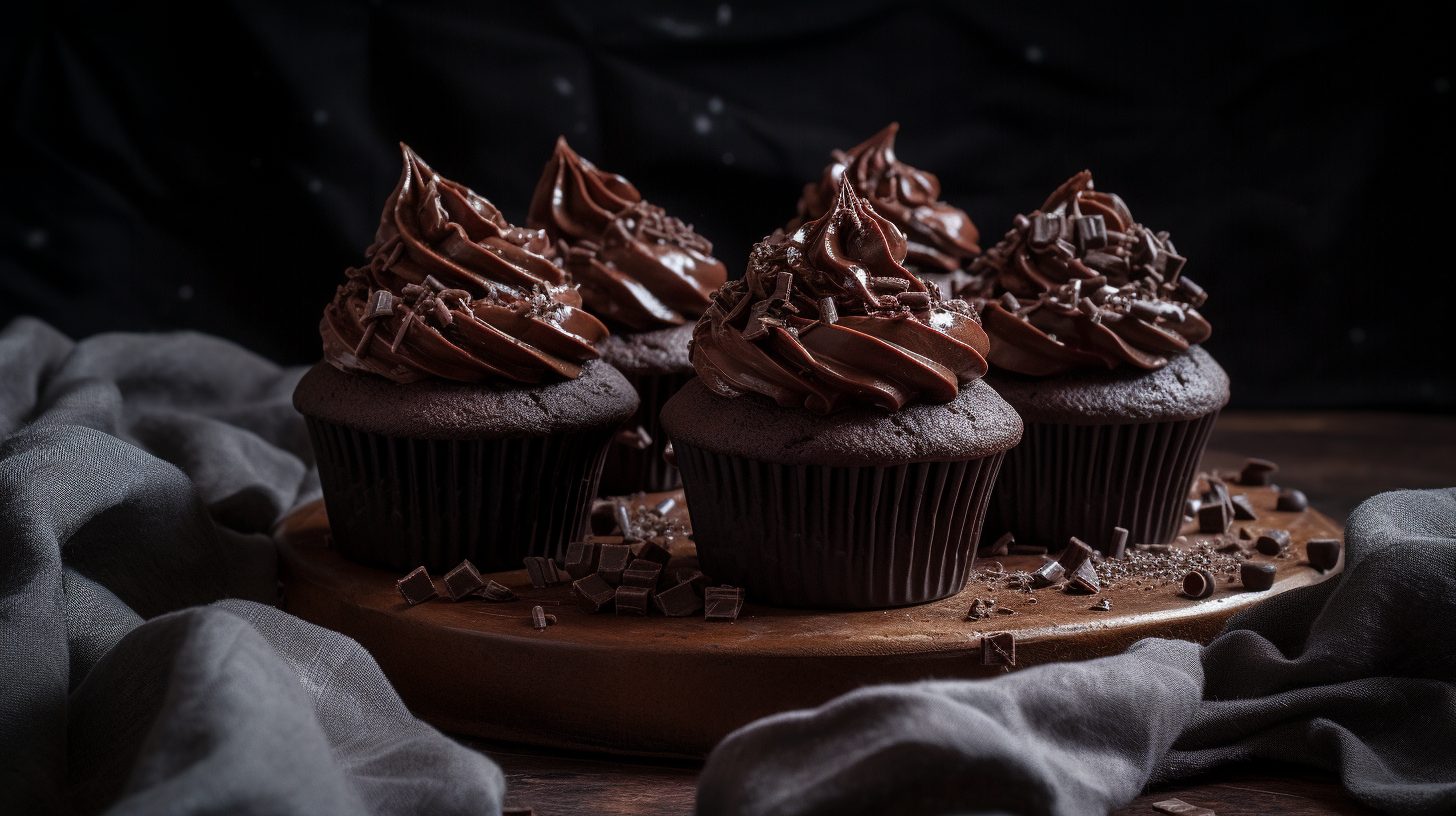 Vegane Schokoladen Cupcakes