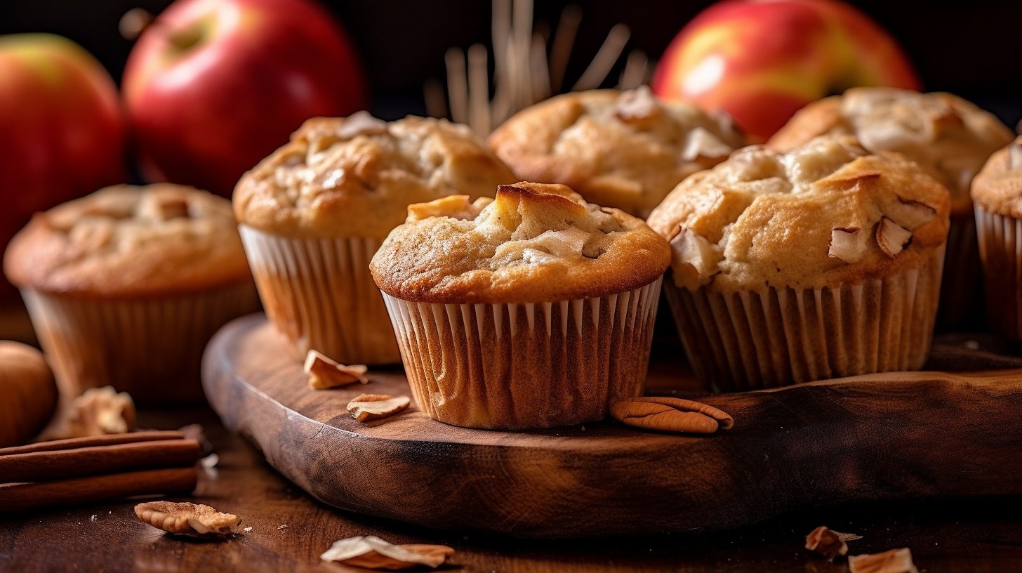 Apfelmuffins ohne Zucker