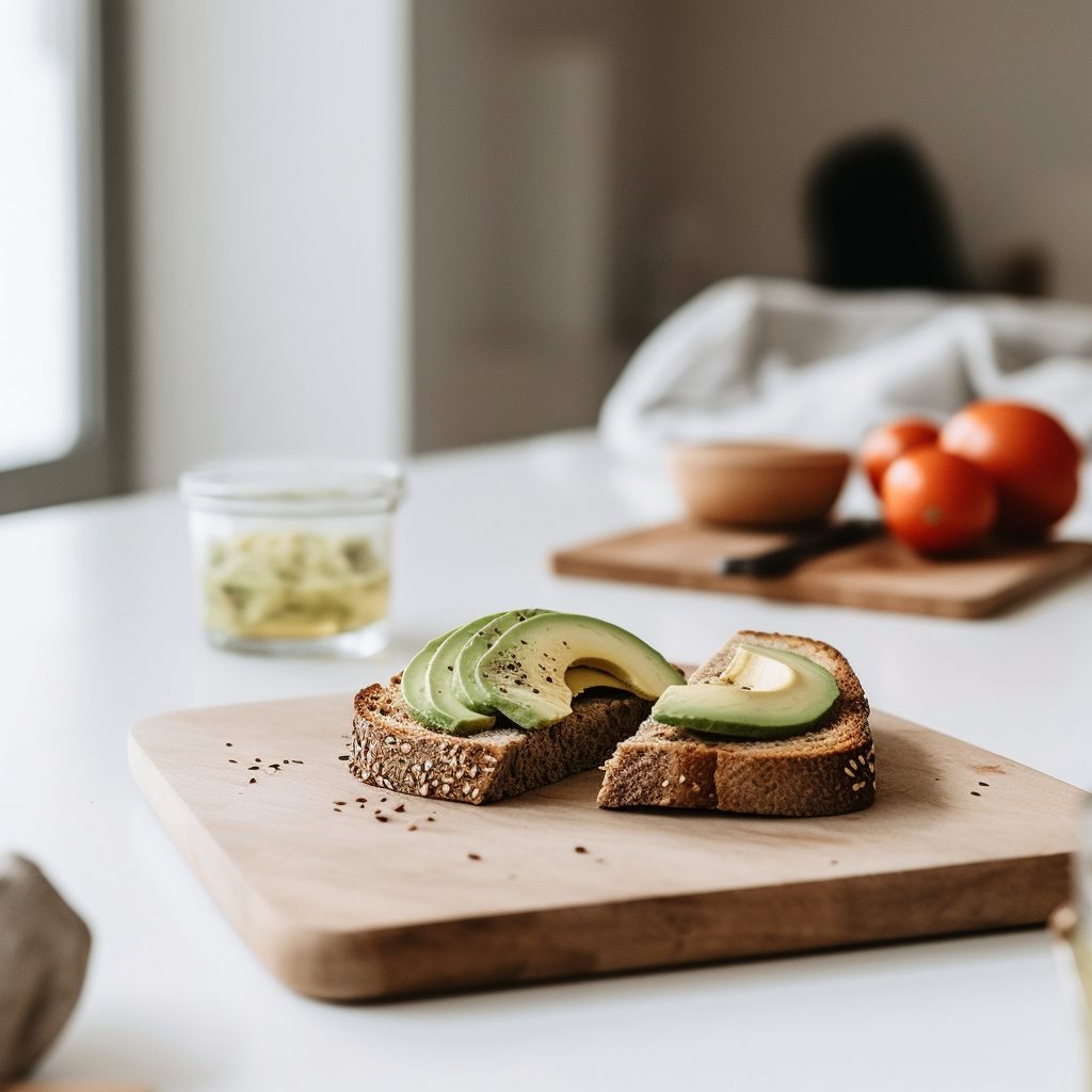 Hummus und Gemüse auf Toast: Eine leckere und gesunde Frühstücksidee