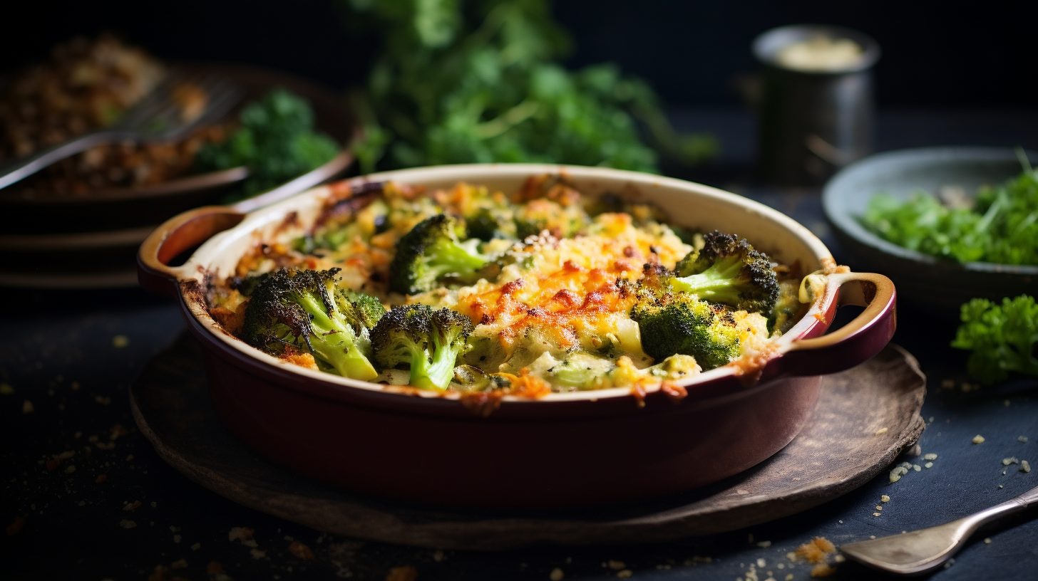 Quinoa Brokkoli Gratin